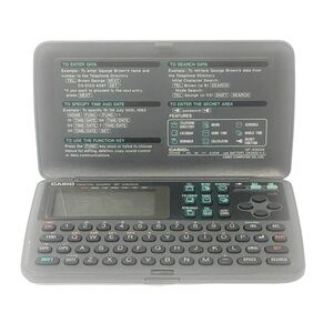 Vintage Casio Digital Diary SF-4300AX -‎ Flip Top Electronic UNTESTED